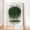 Okinawa Serenity Canvas Poster Japanese Retro Japandi Tree Art Print For Modern Home Decor 21