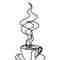 Bone Brew Minimalist Canvas Poster Skeleton Coffee Line Art Wall Decor For Kitchen Cafe 17