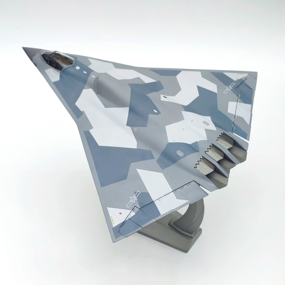 SkyForge J36 172 Scale Metal Model Airplane With Display Base Collectible Military Jet Replica For 6