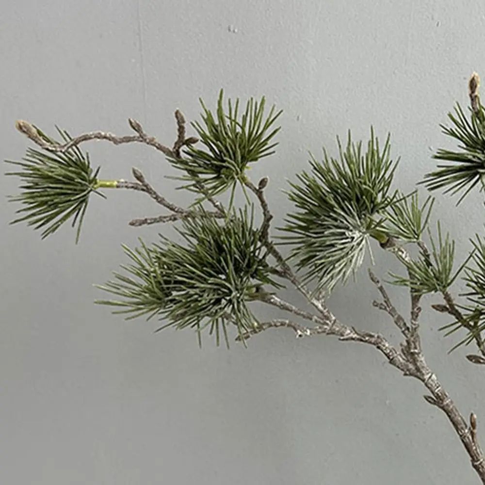 Luxury Realistic Artificial Pine Branch Decor Elegant Faux Pine Stem For Holiday Wedding Party St 0