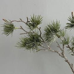 luxury realistic artificial pine branch decor – elegant faux pine stem for holiday, wedding & party styling