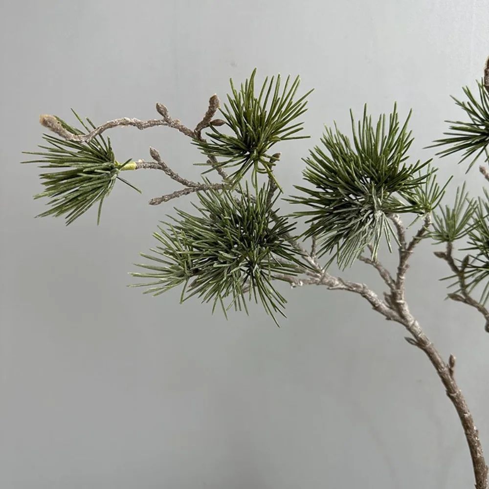 Luxury Realistic Artificial Pine Branch Decor Elegant Faux Pine Stem For Holiday Wedding Party St 4