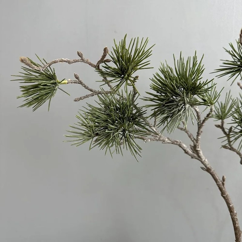 Luxury Realistic Artificial Pine Branch Decor Elegant Faux Pine Stem For Holiday Wedding Party St 4