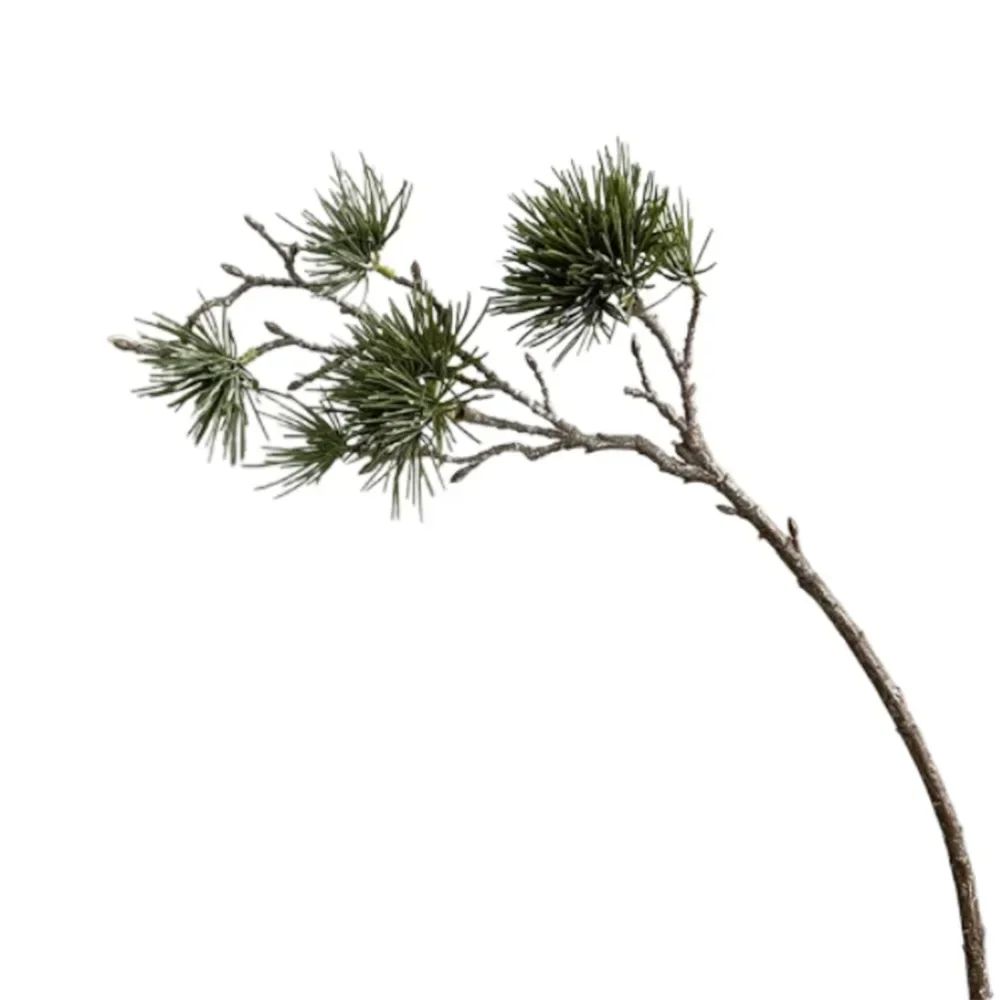 Luxury Realistic Artificial Pine Branch Decor Elegant Faux Pine Stem For Holiday Wedding Party St 10