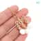 Miniature LED Ceiling Lamp Chandelier 3V Dollhouse Hanging Light With Warm Glow Battery Box 9