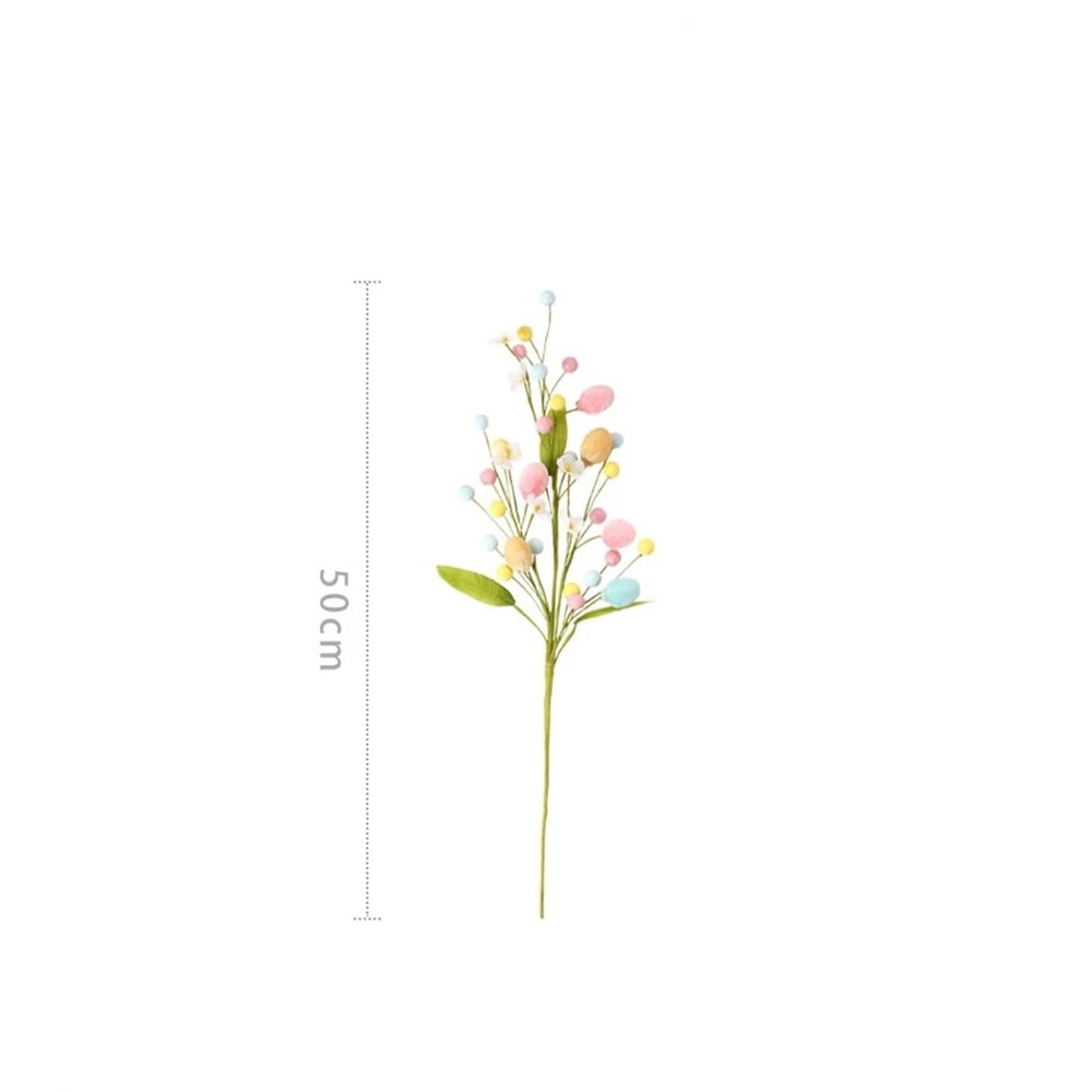 Festive Easter Egg Tree Branch Decor Decorative Faux Easter Stem For Vase DIY Arrangements 4