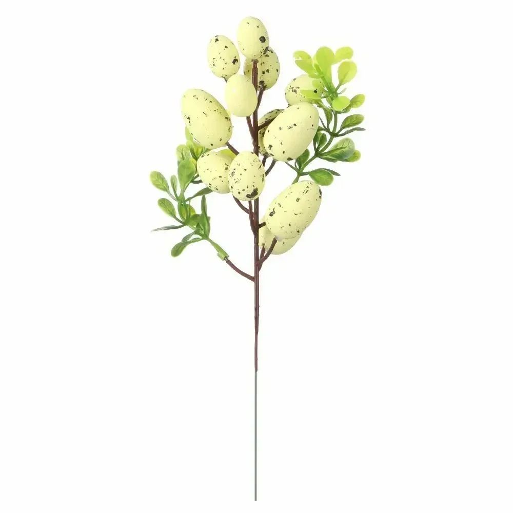 Festive Easter Egg Tree Branch Decor Decorative Faux Easter Stem For Vase DIY Arrangements 6