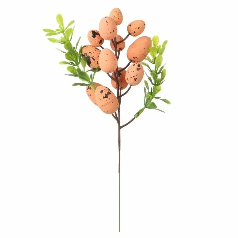 Festive Easter Egg Tree Branch Decor Decorative Faux Easter Stem For Vase DIY Arrangements 7