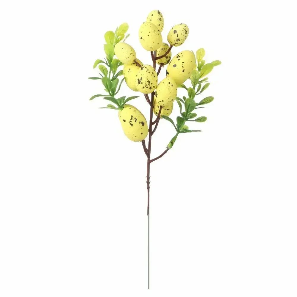 Festive Easter Egg Tree Branch Decor Decorative Faux Easter Stem For Vase DIY Arrangements 11