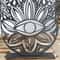 Elegant Black Hamsa Hand Evil Eye Desk Decor Wooden Good Luck Protection Ornament For Home Office 3