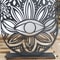 Elegant Black Hamsa Hand Evil Eye Desk Decor Wooden Good Luck Protection Ornament For Home Office 3