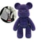 Luxury Rhinestone Crystal Bear Figurine DIY Glitter Resin Bear Desk Home Decoration 8
