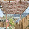 Artificial Sakura Cherry Blossom Garland Vine Silk Hanging Flower Decor For Weddings Home Styling