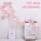 Artificial Sakura Cherry Blossom Garland Vine Silk Hanging Flower Decor For Weddings Home Styling