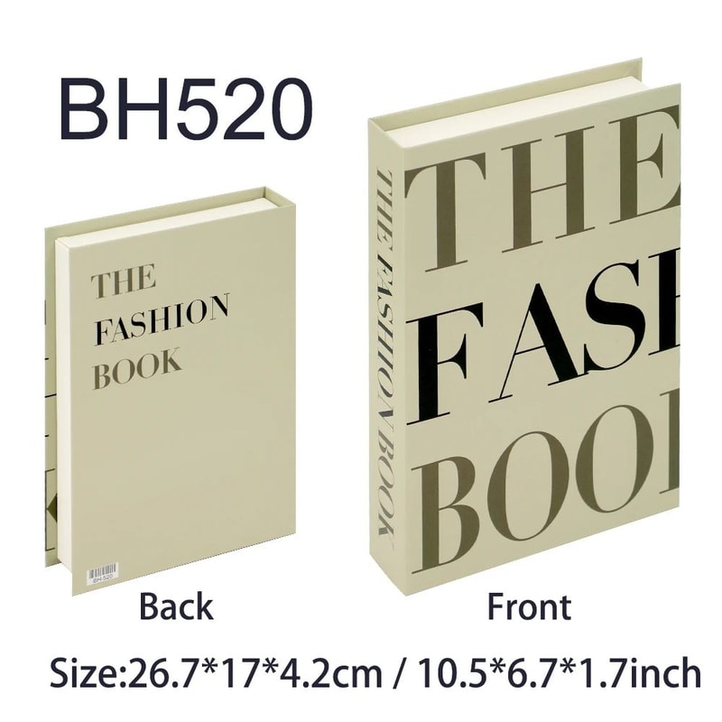 Luxury Decorative Fake Book Storage Box Modern Coffee Table Organizer For Home Living Room Decor 11