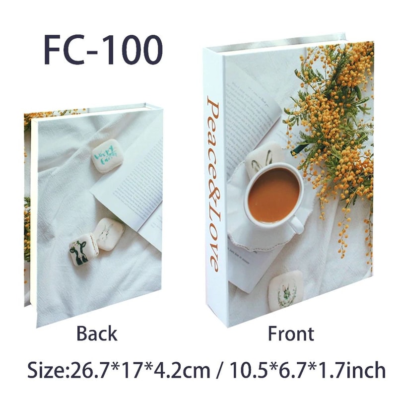 Luxury Decorative Fake Book Storage Box Modern Coffee Table Organizer For Home Living Room Decor 23