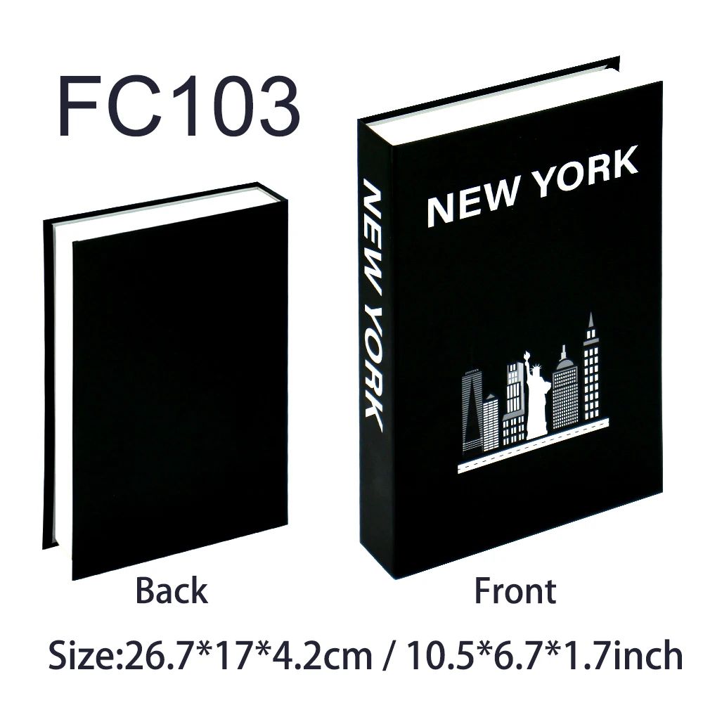 Luxury Decorative Fake Book Storage Box Modern Coffee Table Organizer For Home Living Room Decor 25