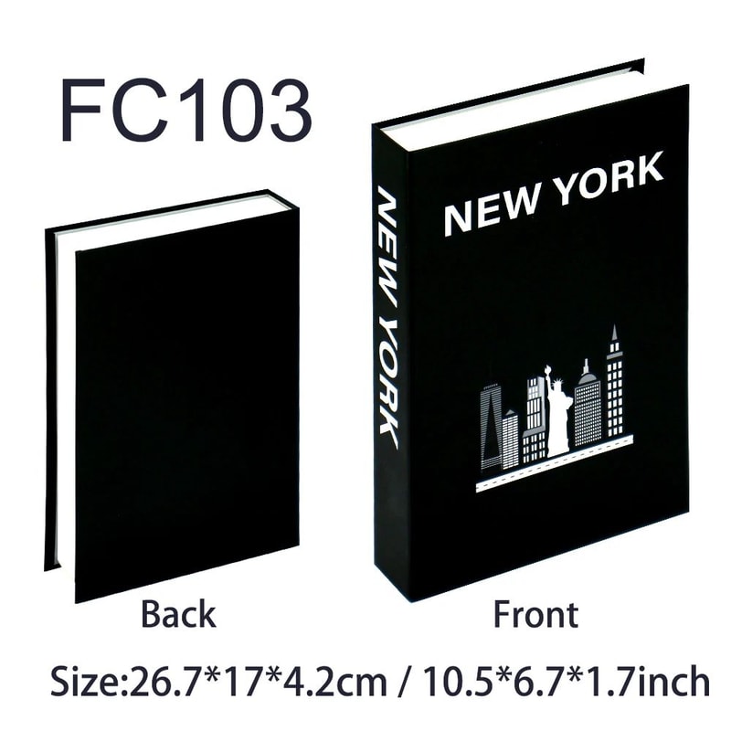Luxury Decorative Fake Book Storage Box Modern Coffee Table Organizer For Home Living Room Decor 25