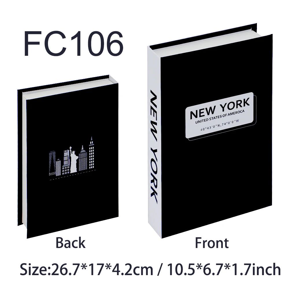 Luxury Decorative Fake Book Storage Box Modern Coffee Table Organizer For Home Living Room Decor 28