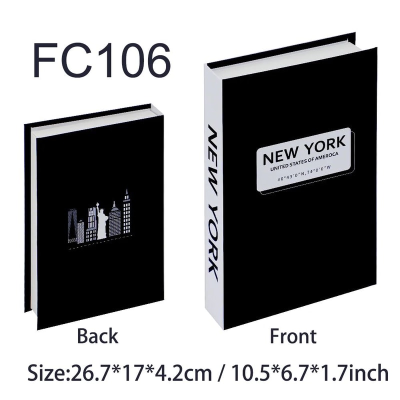 Luxury Decorative Fake Book Storage Box Modern Coffee Table Organizer For Home Living Room Decor 28