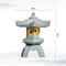 Zen Mini Pagoda Lantern Garden Statue Stone Bonsai Landscape Lamp Ornament For Yard Desktop Decor 3