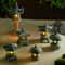 Zen Mini Pagoda Lantern Garden Statue Stone Bonsai Landscape Lamp Ornament For Yard Desktop Decor 2