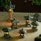 Zen Mini Pagoda Lantern Garden Statue Stone Bonsai Landscape Lamp Ornament For Yard Desktop Decor 2