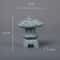 Zen Mini Pagoda Lantern Garden Statue Stone Bonsai Landscape Lamp Ornament For Yard Desktop Decor 6