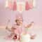 Boho 1st Birthday High Chair Banner Modern Nursery Baby Room Party Decoration 1