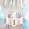 Boho 1st Birthday High Chair Banner Modern Nursery Baby Room Party Decoration 3