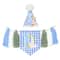 Boho 1st Birthday High Chair Banner Modern Nursery Baby Room Party Decoration 19