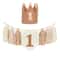 Boho 1st Birthday High Chair Banner Modern Nursery Baby Room Party Decoration 8