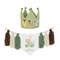 Boho 1st Birthday High Chair Banner Modern Nursery Baby Room Party Decoration 14