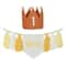 Boho 1st Birthday High Chair Banner Modern Nursery Baby Room Party Decoration 12