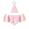 Boho 1st Birthday High Chair Banner Modern Nursery Baby Room Party Decoration 18