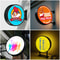 Custom DoubleSided LED Storefront Sign Personalized Round Acrylic Business Light Box For Shops Ca 0