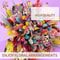 Colorful Preserved Dried Flower Wedding Bouquet With Pampas Grass Babys Breath For Bridal Decor 4