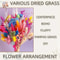 Colorful Preserved Dried Flower Wedding Bouquet With Pampas Grass Babys Breath For Bridal Decor 5