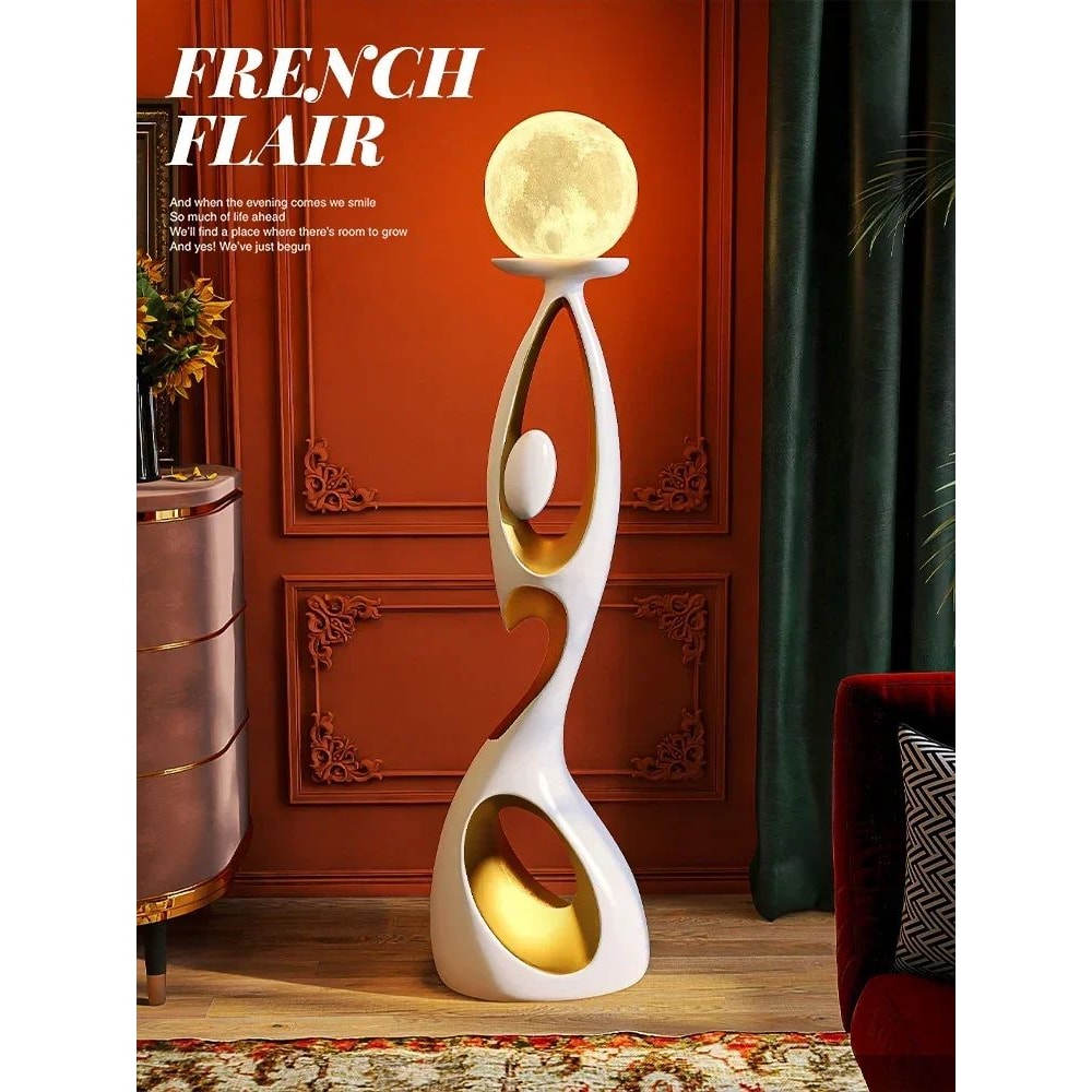 Abstract Dancing Figures Resin Sculpture Modern Nordic Luxury Home Decor Ornament 1