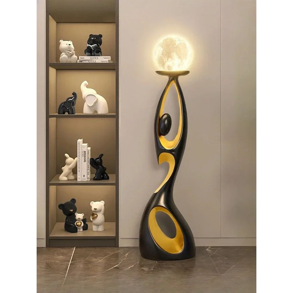 Abstract Dancing Figures Resin Sculpture Modern Nordic Luxury Home Decor Ornament 4