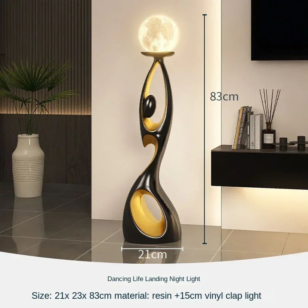 Abstract Dancing Figures Resin Sculpture Modern Nordic Luxury Home Decor Ornament 7