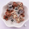 10pcs Hand Painted Kawaii Colorful Bear Resin Flatback Stones For DIY Crafts Scrapbook Decor 4