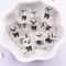 10pcs Hand Painted Kawaii Colorful Bear Resin Flatback Stones For DIY Crafts Scrapbook Decor 6