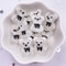 10pcs Hand Painted Kawaii Colorful Bear Resin Flatback Stones For DIY Crafts Scrapbook Decor 11