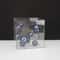 Modern Geometric Metal Ball Art Ornament With Transparent Acrylic Box Decor 10