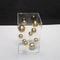 Modern Geometric Metal Ball Art Ornament With Transparent Acrylic Box Decor 9