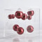 Modern Geometric Metal Ball Art Ornament With Transparent Acrylic Box Decor 12