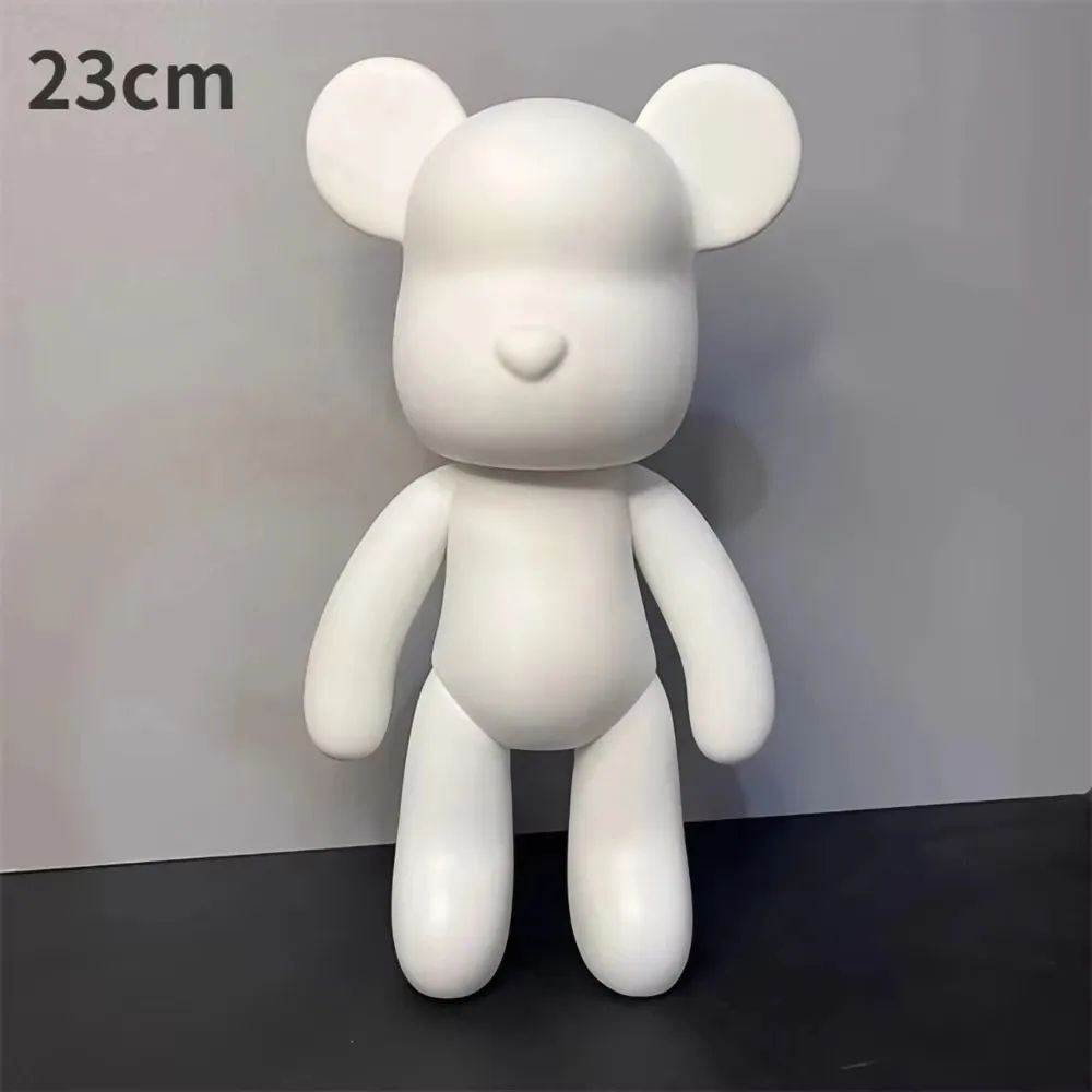 DIY Fluid Bear Resin Sculpture Set Handmade Graffiti Bear Ornament For Home Decor Creative Painti 8