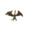 Solid Brass Flame Phoenix Statue Retro Chinese Mythical Beast Feng Shui Desktop Ornament 5