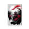 3pcs Vintage Japanese Landscape Canvas Wall Art Prints Oriental Black Red Home Decor Posters 6